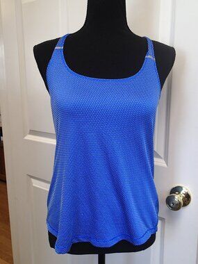 Womens Athletic Blue Workout Tank Size XS (0-2)